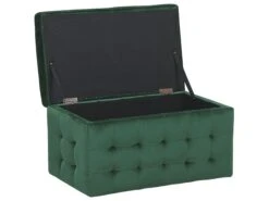 Rahi Sametti Säilytystila Tummanvihreä 72 X 42 Cm MICHIGAN 15 Rahi Sametti Säilytystila Tummanvihreä 72 X 42 Cm MICHIGAN -Beliani undef src sa picid 804687 type whitesh image