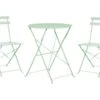 2-istuttava Bistrosetti Teräs Mintunvihreä FIORI