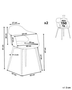 Tuoli Muovi Vaaleanharmaa 2 Kpl UTICA 19 Tuoli Muovi Vaaleanharmaa 2 Kpl UTICA -Beliani undef src sa picid 805398 type whitesh image