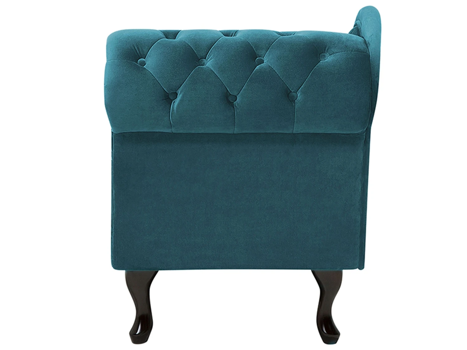 Divaani Samettinen Oikeakätinen Sinivihreä NIMES - Image 6