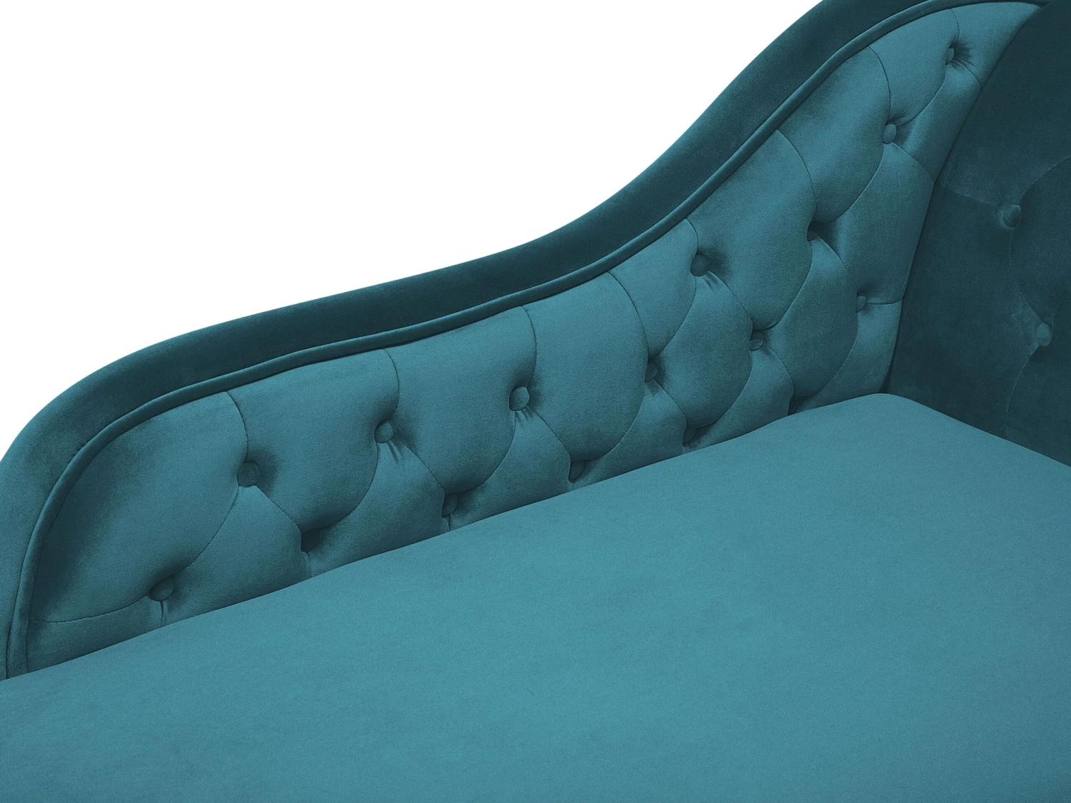 Divaani Samettinen Oikeakätinen Sinivihreä NIMES - Image 8