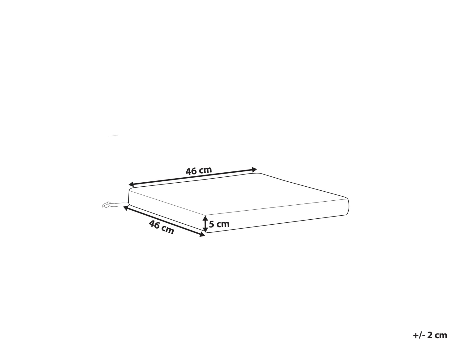 Pehmustetyyny Tuoliin Harmaa SASSARI - Image 7