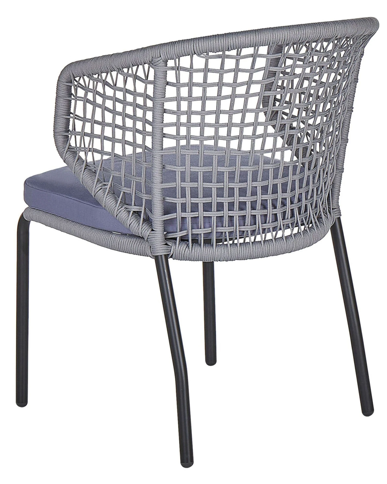 Puutarhatuoli 2 Kpl Harmaa PALMI - Image 5