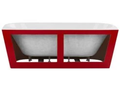 Kylpyamme Punainen 170 X 80 Cm HARVEY -Beliani undef src sa picid 808350 type whitesh image