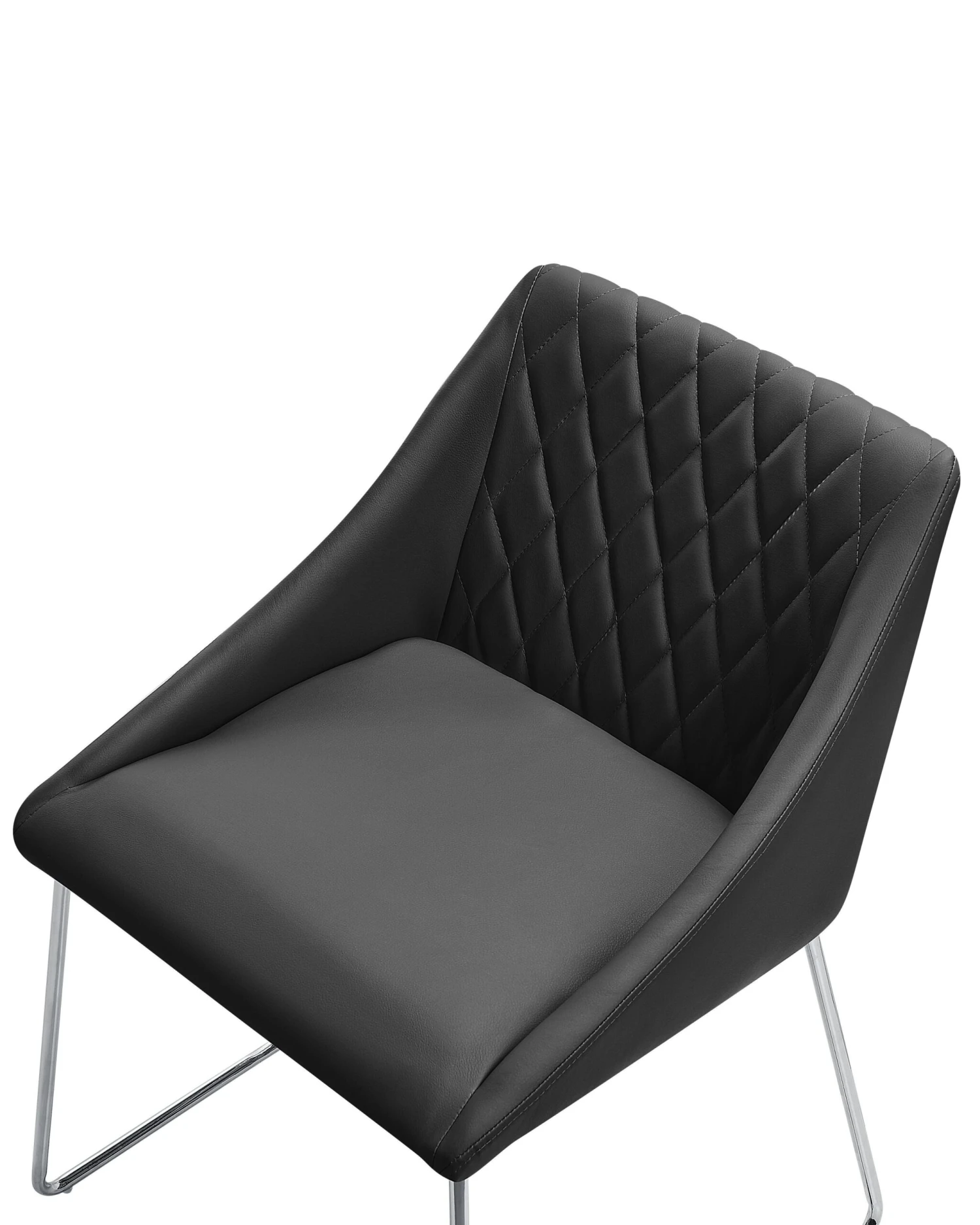 Tuoli Keinonahka Musta 2 Kpl ARCATA - Image 7