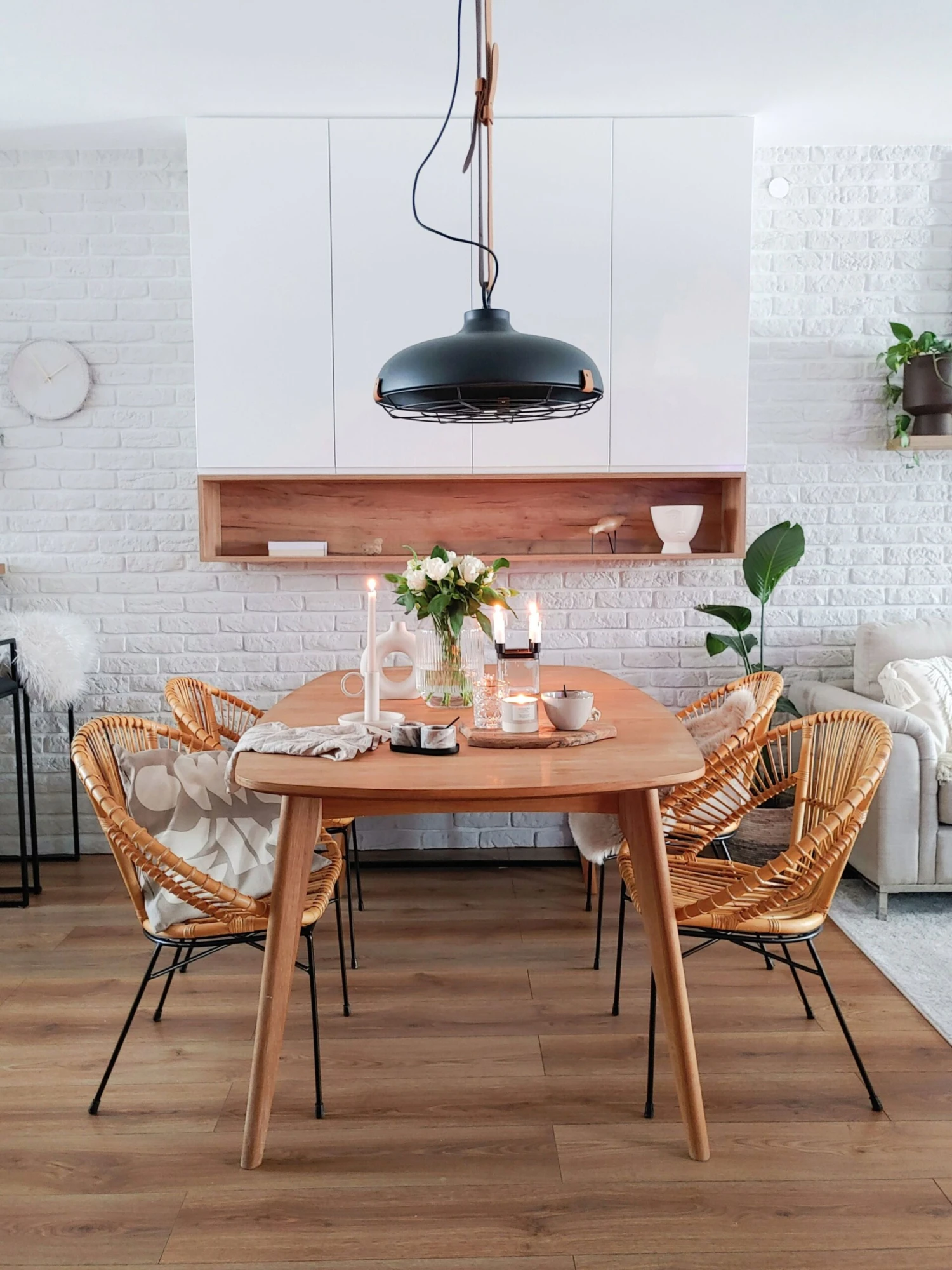 Rottinkituoli Luonnonväri SARITA - Image 3