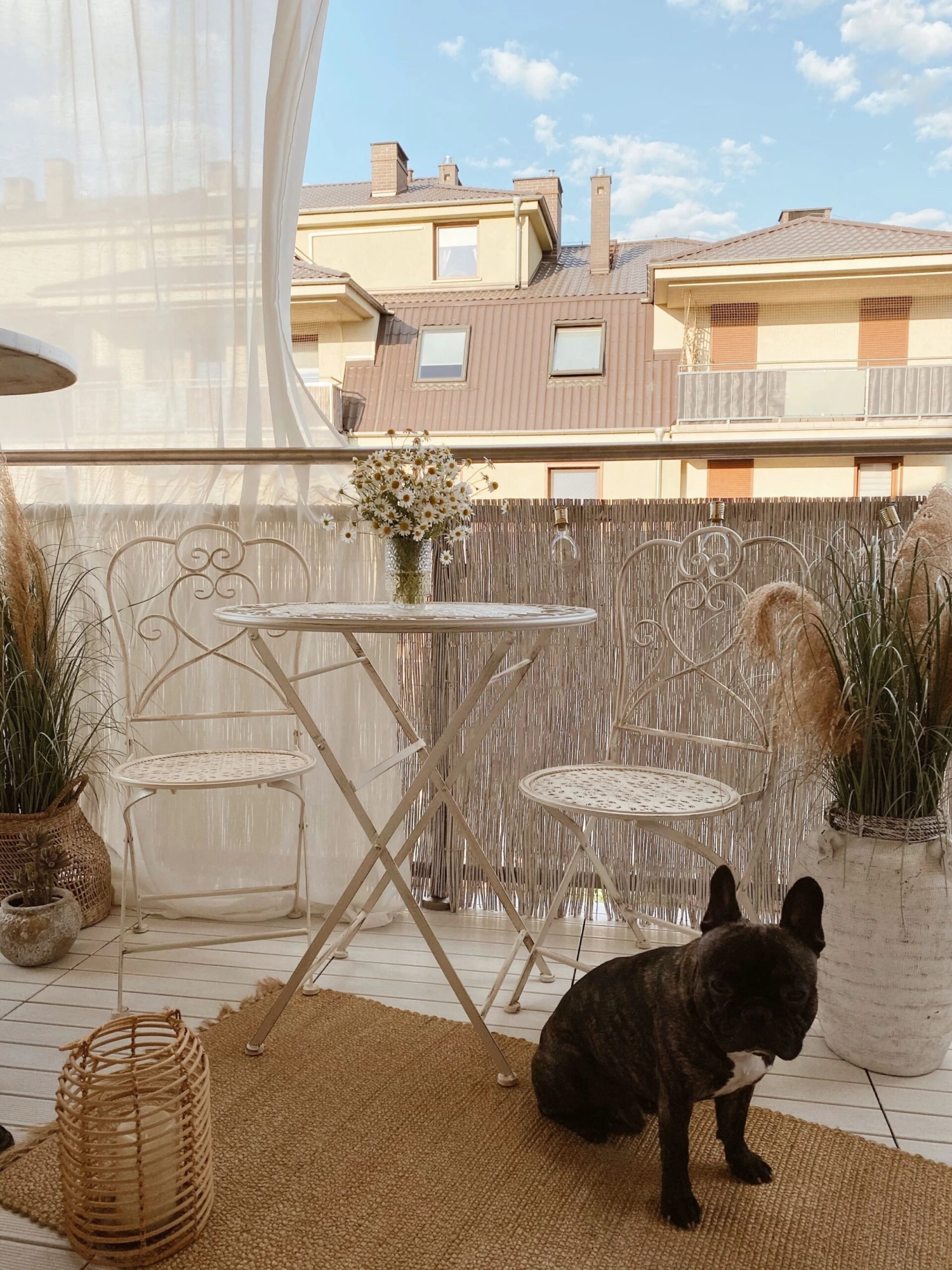 Terassipöytäsetti Beige TRIESTE - Image 4