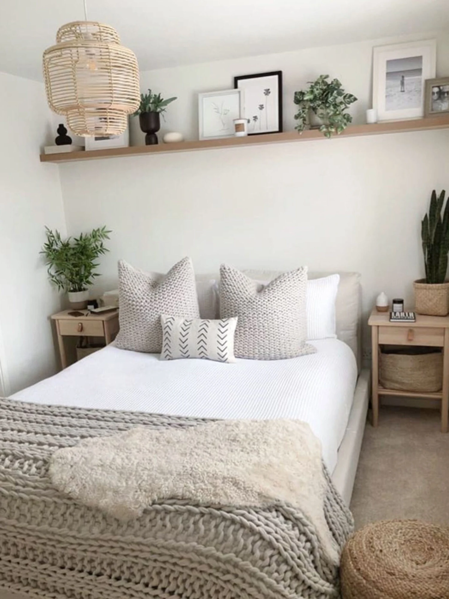 Sänky Chenille Vaalea Beige MELLE Useita Kokoja - Image 7