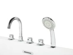 Kylpyamme Vapaasti Seisova Punainen 170 X 80 Cm ROTSO -Beliani undef src sa picid 811199 type whitesh image