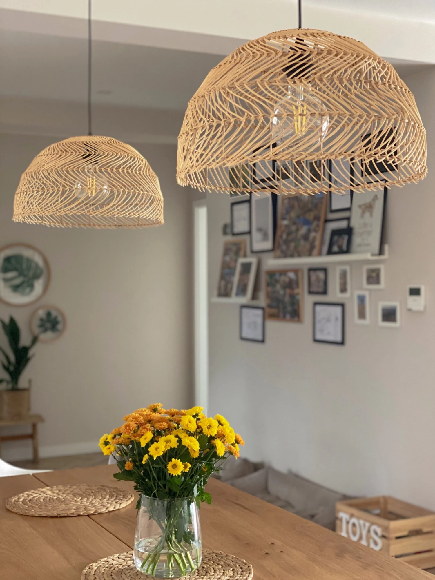 Riippuvalaisin Rottinki Luonnonväri SELENGE - Image 5