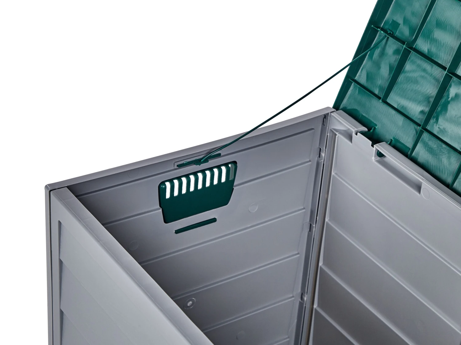 Säilytyslaatikko Puutarhaan 112x50 Cm Beige/vihreä LOCARNO - Image 6