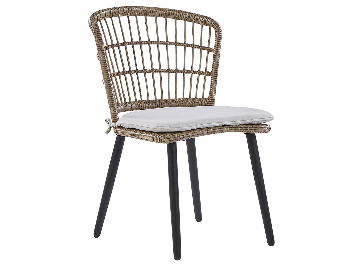 6-istuttava Ulkoruokailuryhmä Polyrottinki Beige ALIANO II 10 6-istuttava Ulkoruokailuryhmä Polyrottinki Beige ALIANO II - Image 10