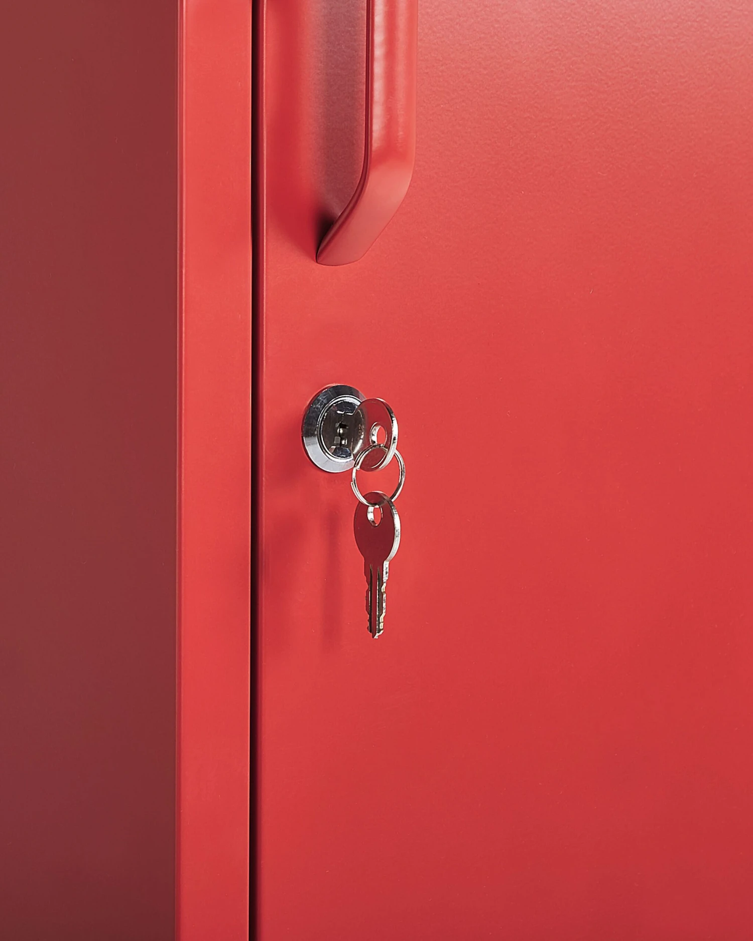 Toimistokaappi Teräs 5 Hyllyä Punainen FROME - Image 8