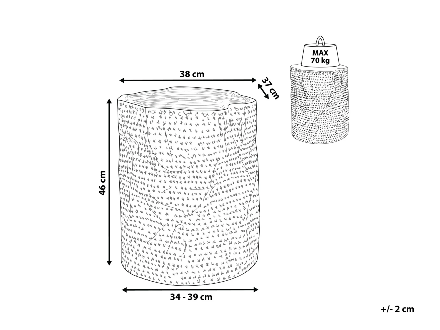 Sivupöytä Tiikki Hopea GORDON - Image 10