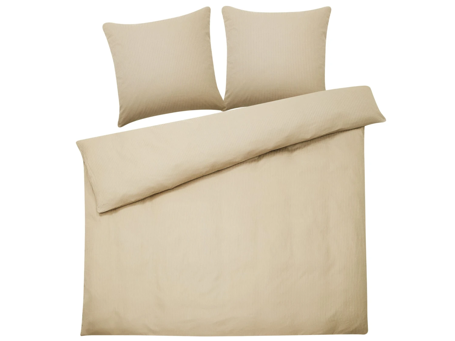 Pussilakanasetti Satiinipuuvilla Beige AVONDALE Useita Kokoja - Image 7