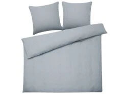 Pussilakanasetti Satiinipuuvilla Harmaa AVONDALE Useita Kokoja -Beliani undef src sa picid 815164 type whitesh image