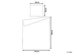 Pussilakanasetti Satiinipuuvilla Vaaleansininen EVERGREEN Useita Kokoja -Beliani undef src sa picid 815236 type whitesh image