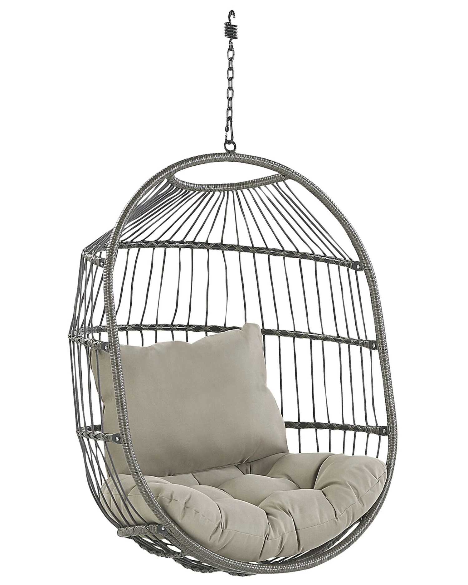 Riipputuoli Jalustalla Rottinkinen Musta ALBA 9 Riipputuoli Jalustalla Rottinkinen Musta ALBA - Image 9