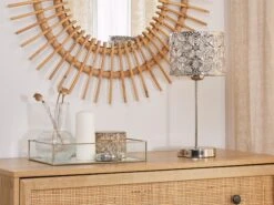 Pöytävalaisin Metalli Hopea SAJO S 12 Pöytävalaisin Metalli Hopea SAJO S -Beliani undef src sa picid 815392 type whitesh image