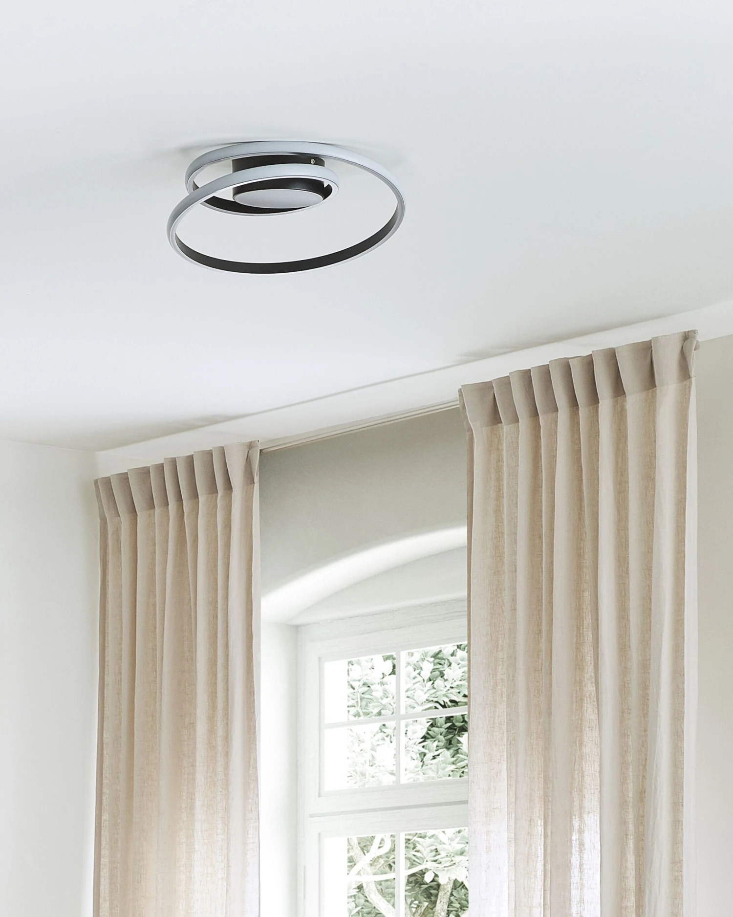 LED-kattovalaisin Metalli Musta NARYN - Image 7