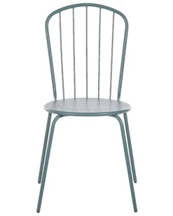 Puutarhatuoli 8 Kpl Metallinen Vaaleansininen CALVI -Beliani undef src sa picid 815621 type whitesh image