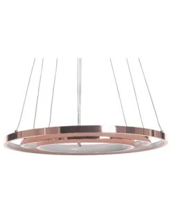 LED-riippuvalaisin Metalli Ruusukulta ATREK -Beliani undef src sa picid 815663 type whitesh image