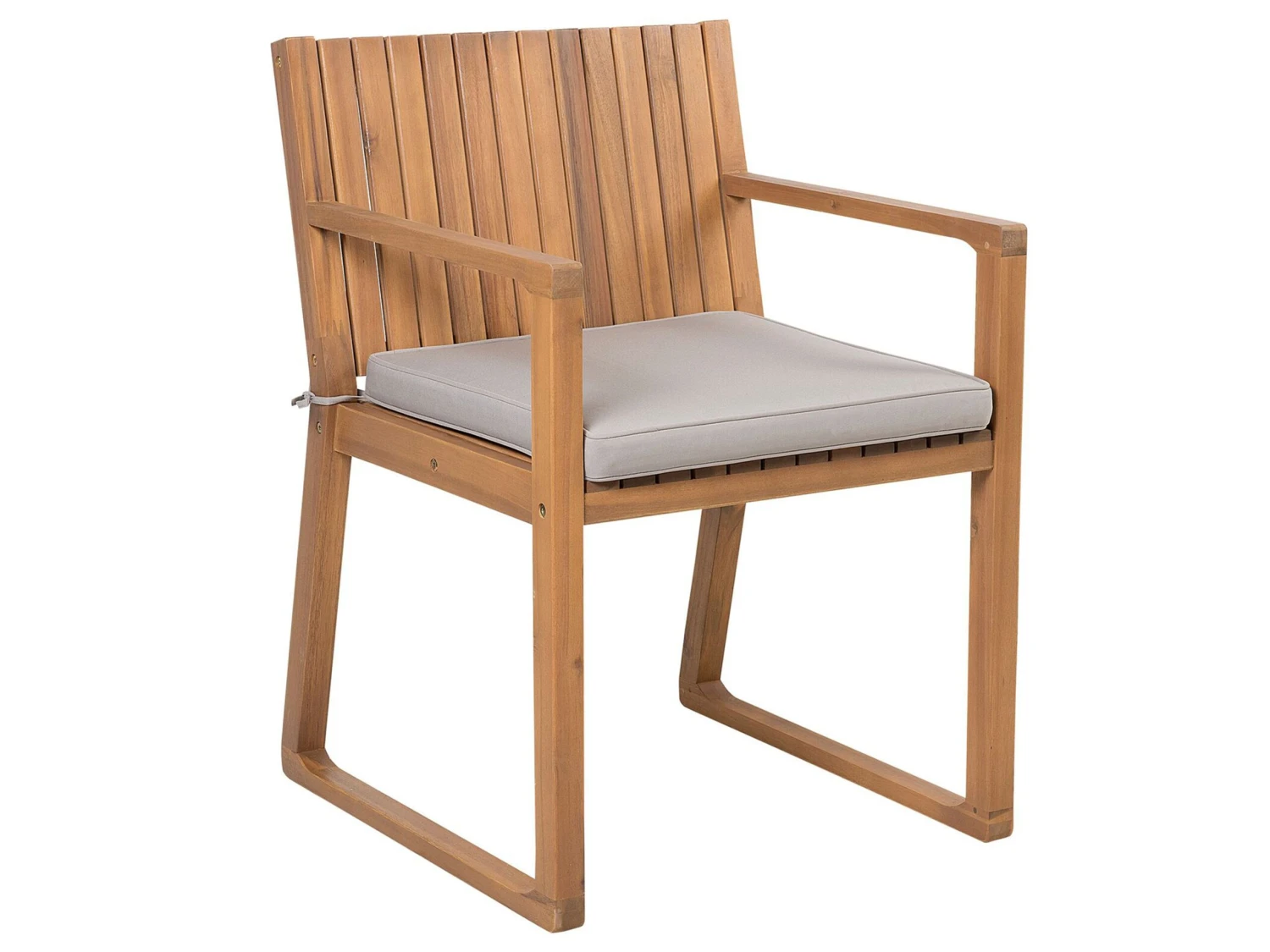 6-istuttava Ulkoruokailuryhmä Akasiapuu Ruskeanharmaa SASSARI 3 6-istuttava Ulkoruokailuryhmä Akasiapuu Ruskeanharmaa SASSARI - Image 3