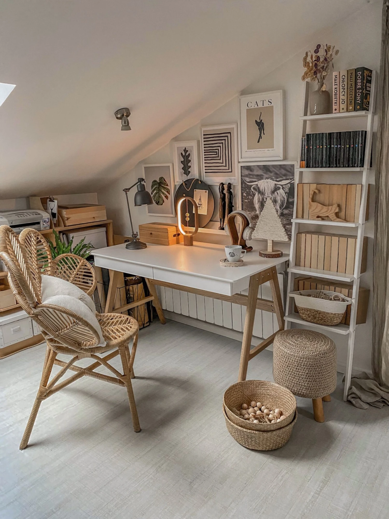 Työpöytä 120x70 Cm Valkoinen SHESLAY 5 Työpöytä 120x70 Cm Valkoinen SHESLAY - Image 5