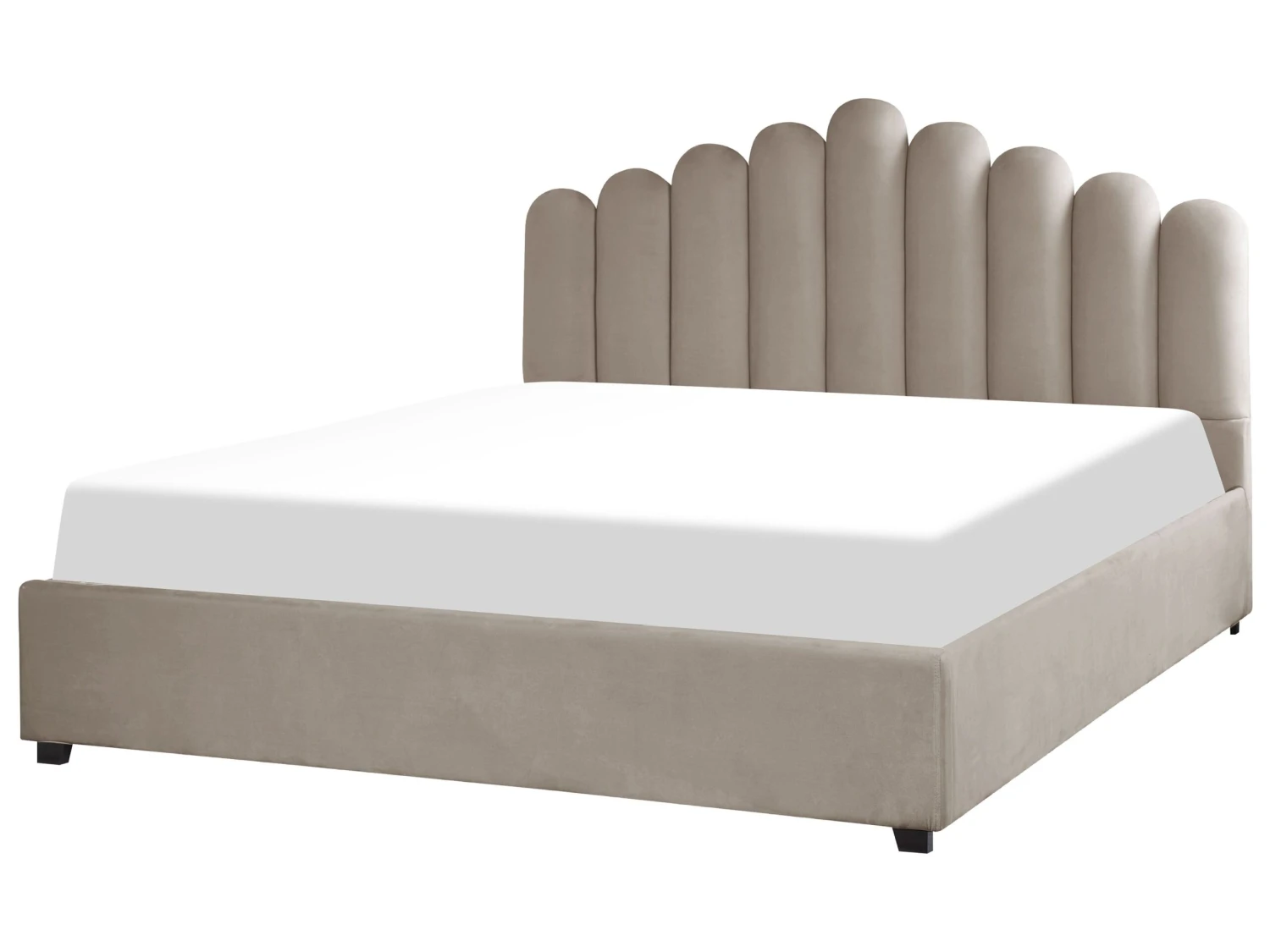 Sänky Sametti Säilytystila Ruskeanharmaa VINCENNES Useita Kokoja 3 Sänky Sametti Säilytystila Ruskeanharmaa VINCENNES Useita Kokoja - Image 3