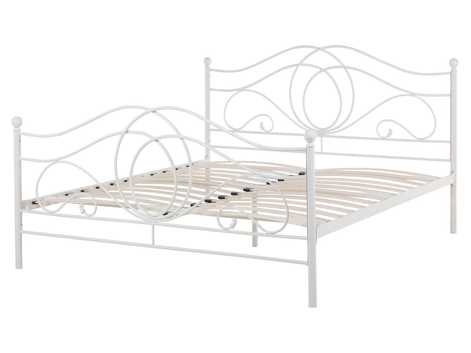 Sänky Metalli Valkoinen LYRA Useita Kokoja - Image 4