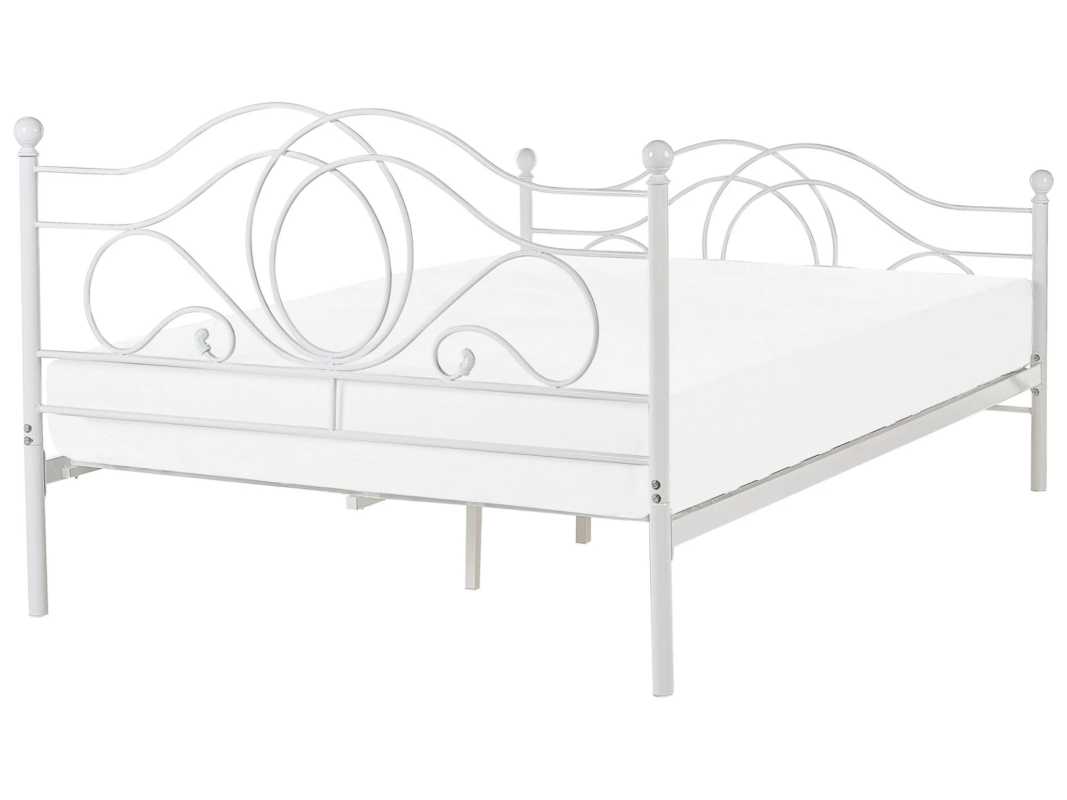 Sänky Metalli Valkoinen LYRA Useita Kokoja - Image 5