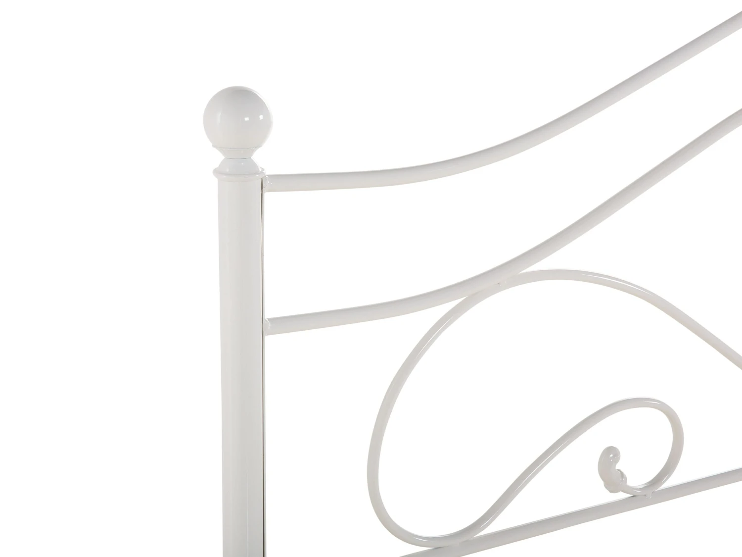 Sänky Metalli Valkoinen LYRA Useita Kokoja - Image 7