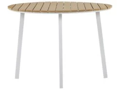 4-istuttava Ulkoruokailuryhmä Alumiini Valkoinen/beige CAVOLI 19 4-istuttava Ulkoruokailuryhmä Alumiini Valkoinen/beige CAVOLI -Beliani undef src sa picid 818157 type whitesh image