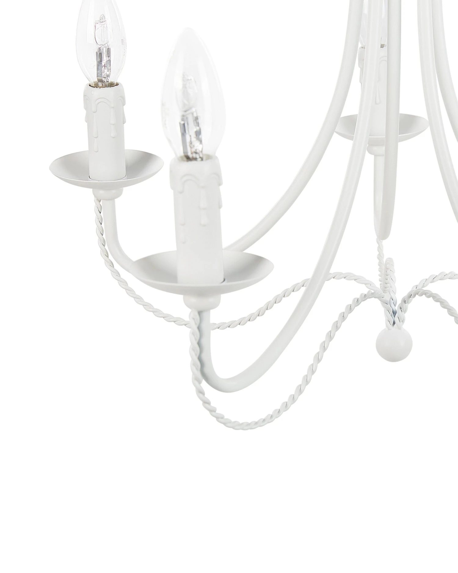 Kattokruunu 5 Polttimoa Metalli Valkoinen DABUS - Image 5