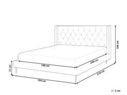 Sänky Sametti Harmaa FORBACH Useita Kokoja -Beliani undef src sa picid 819176 type whitesh image