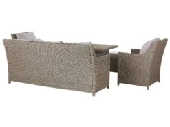 5-istuttava Ulkosohvaryhmä Polyrottinki Harmaanruskea FONTI 13 5-istuttava Ulkosohvaryhmä Polyrottinki Harmaanruskea FONTI -Beliani undef src sa picid 820253 type whitesh image