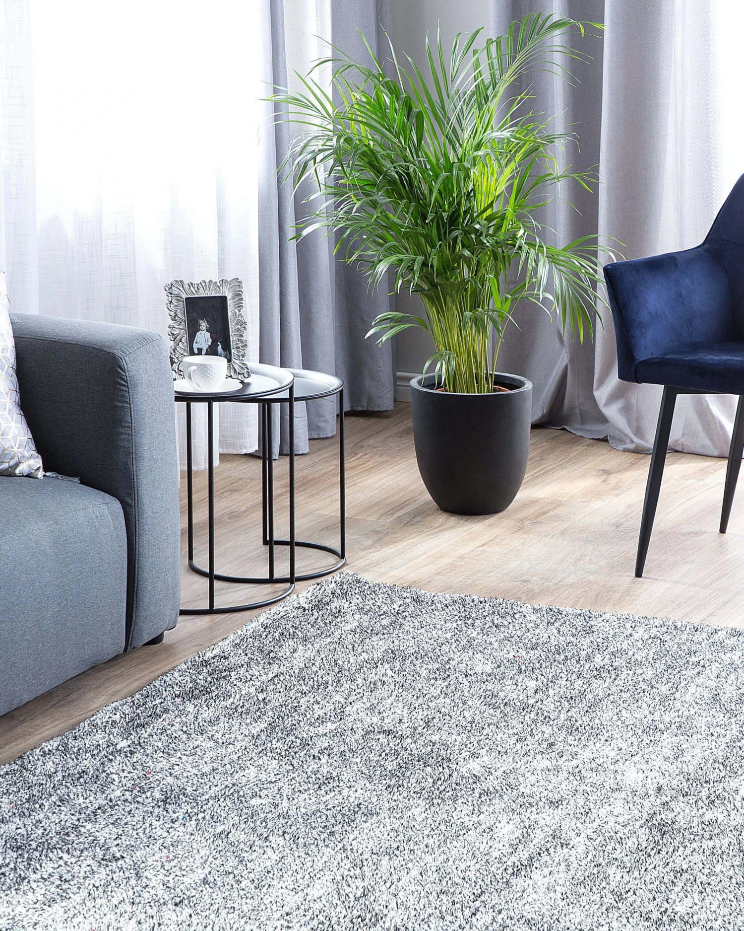 Tuoli Sametti Tummansininen 2 Kpl JASMIN - Image 3