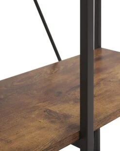 Kirjahylly 3 Hyllyä Tumma Puu/musta RHODE -Beliani undef src sa picid 820719 type whitesh image