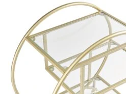 Kultainen Tarjoiluvaunu Lasitasolla COLTON -Beliani undef src sa picid 821283 type whitesh image