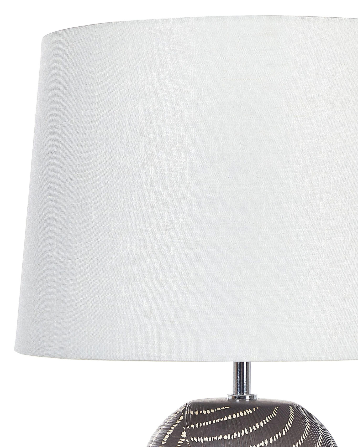 Pöytävalaisin Keraaminen Musta GUAPORE - Image 7