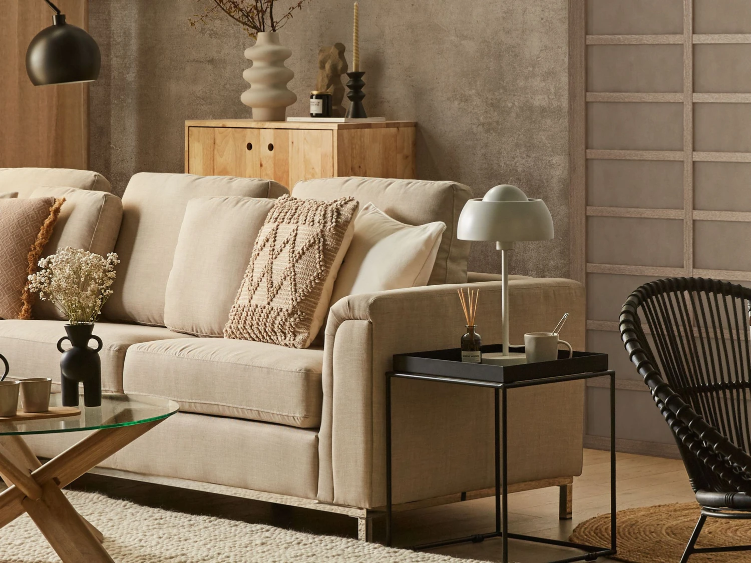 Sivupöytä Metalli Musta SAXON 4 Sivupöytä Metalli Musta SAXON - Image 4