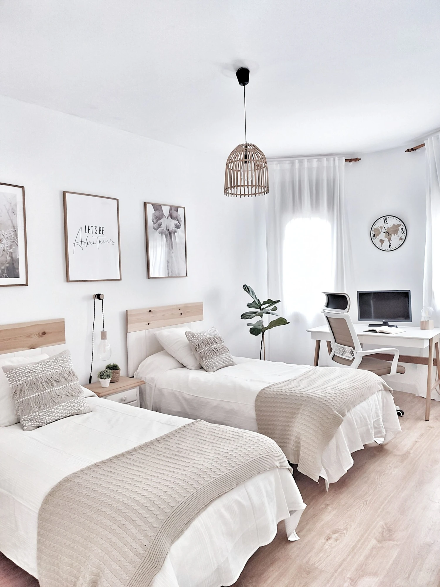 Työpöytä 120x70 Cm Valkoinen SHESLAY 9 Työpöytä 120x70 Cm Valkoinen SHESLAY - Image 9