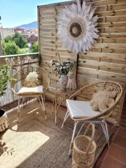 2-istuttava Bistrosetti Polyrottinki Luonnonväri/valkoinen PELLARO -Beliani undef src sa picid 824396 type whitesh image