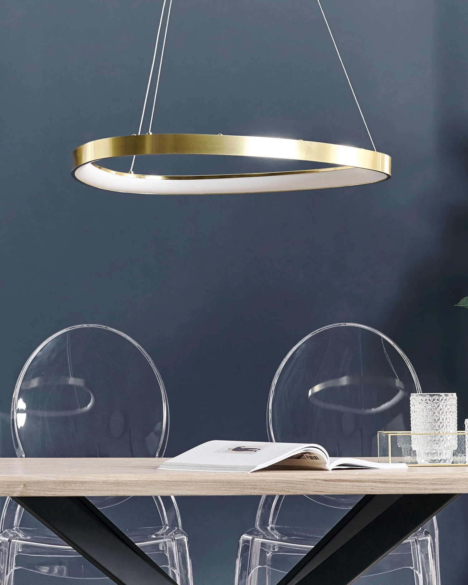 LED-riippuvalaisin Alumiini Kulta KRABURI - Image 3