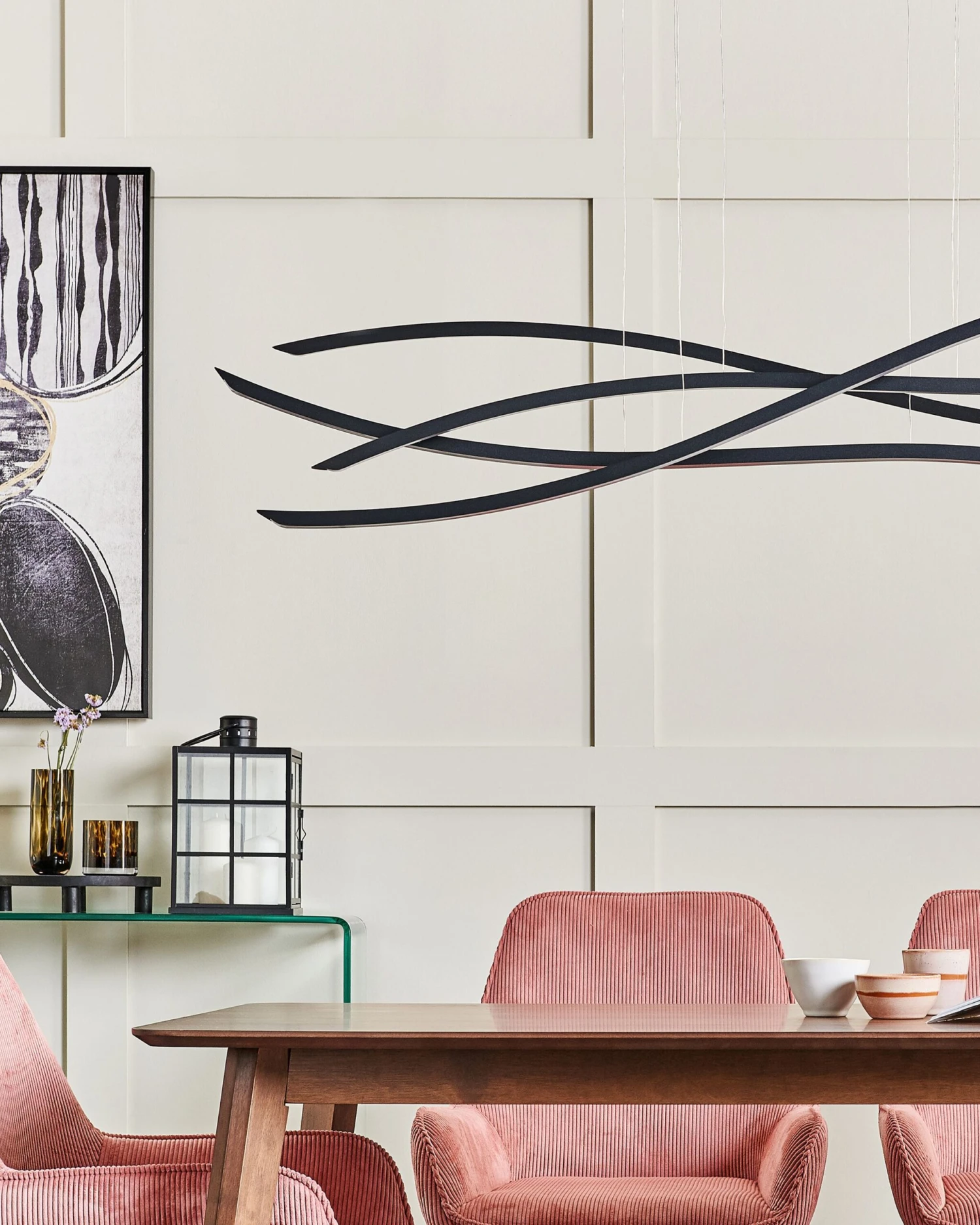 LED-riippuvalaisin 4 Polttimoa Teräs Musta CALAO 3 LED-riippuvalaisin 4 Polttimoa Teräs Musta CALAO - Image 3