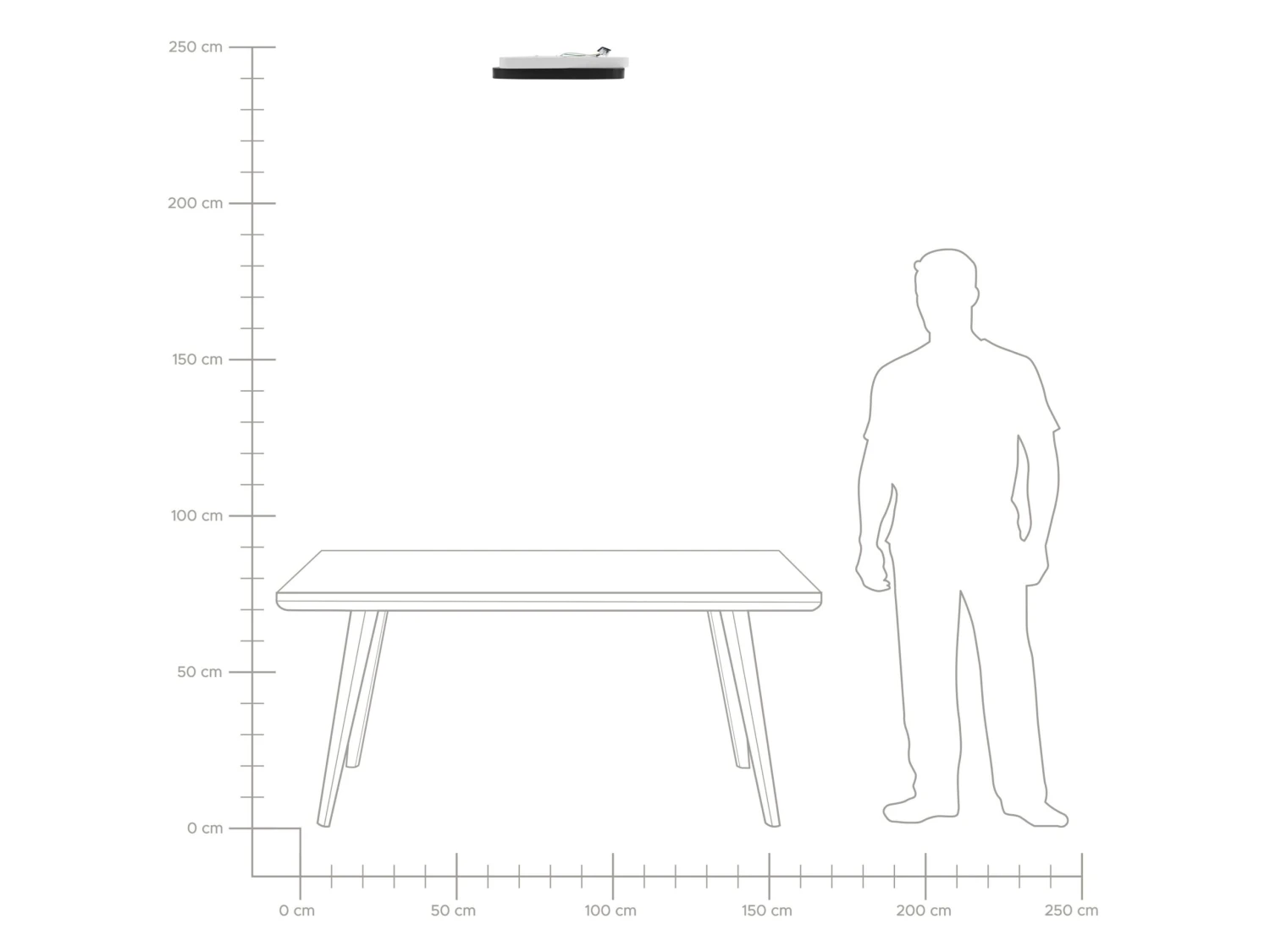 LED-kattovalaisin Teräs Valkoinen/musta BORIBO 7 LED-kattovalaisin Teräs Valkoinen/musta BORIBO - Image 7