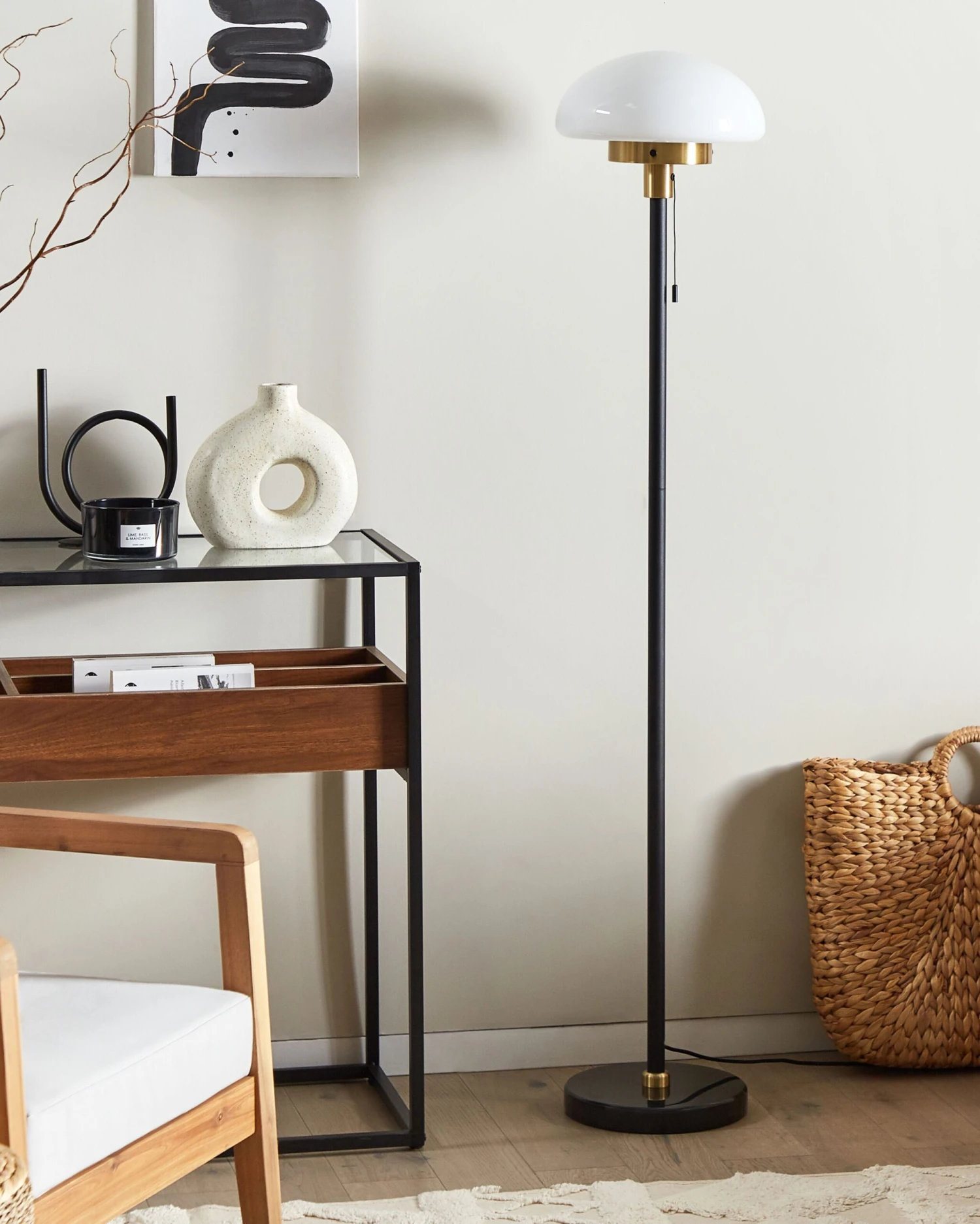 Lattiavalaisin Rauta Musta MINIJA 6 Lattiavalaisin Rauta Musta MINIJA - Image 6