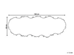 Tekotalja Persikka 180 X 60 Cm MAMUNGARI 10 Tekotalja Persikka 180 X 60 Cm MAMUNGARI -Beliani undef src sa picid 826461 type whitesh image