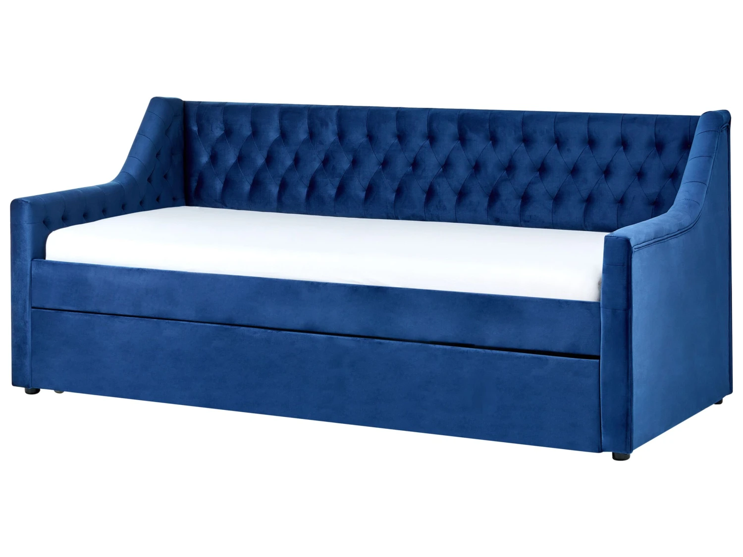 Sänky Sametti Lisävuode Laivastonsininen 90 X 200 Cm MONTARGIS - Image 5