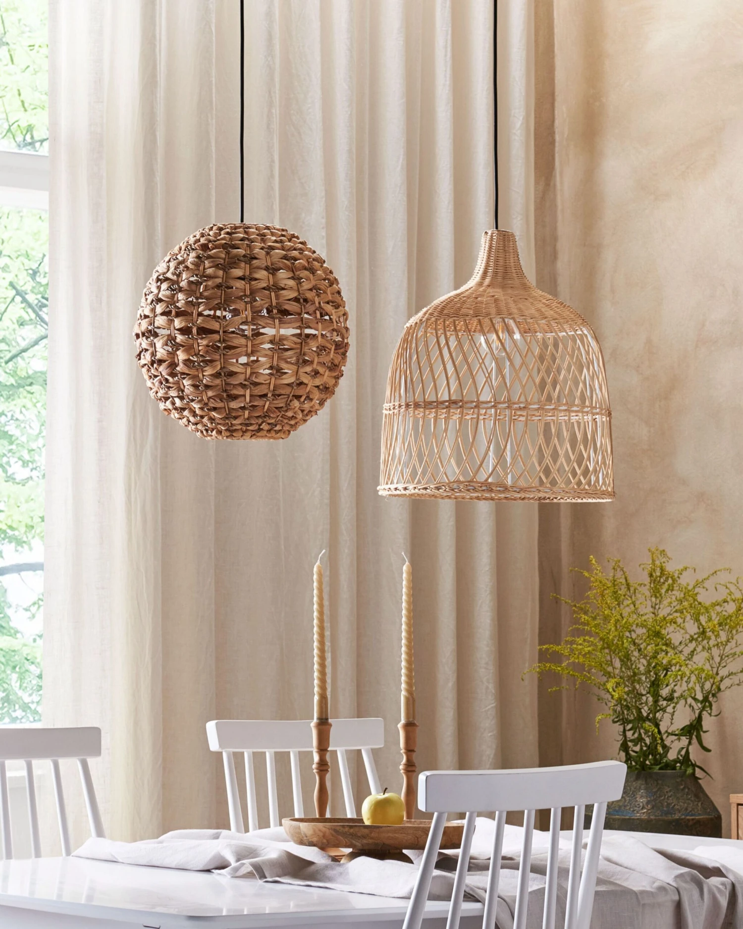 Riippuvalaisin Paperinaru Ruskea SIWAZE - Image 3